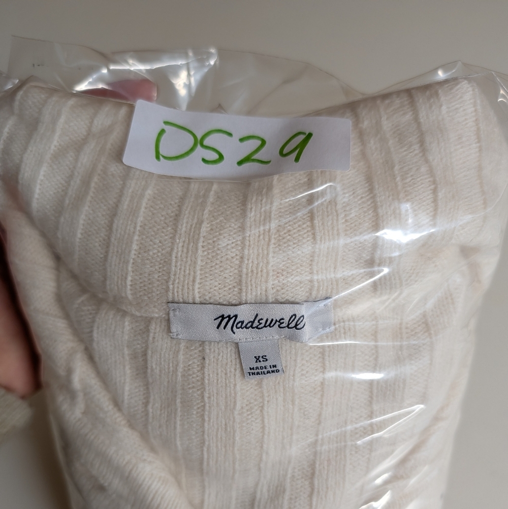 Madewell Ribbed Wool Cardigan Sweater - Picture 8 of 8